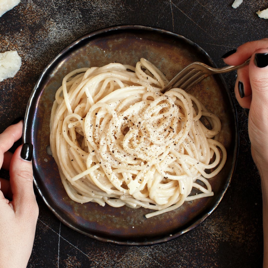 Dairy Free and Nut Free Vegan Cacio E Pepe