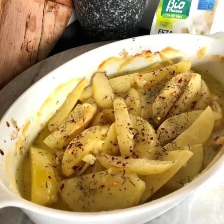 Feta Baked Creamy Potatoes