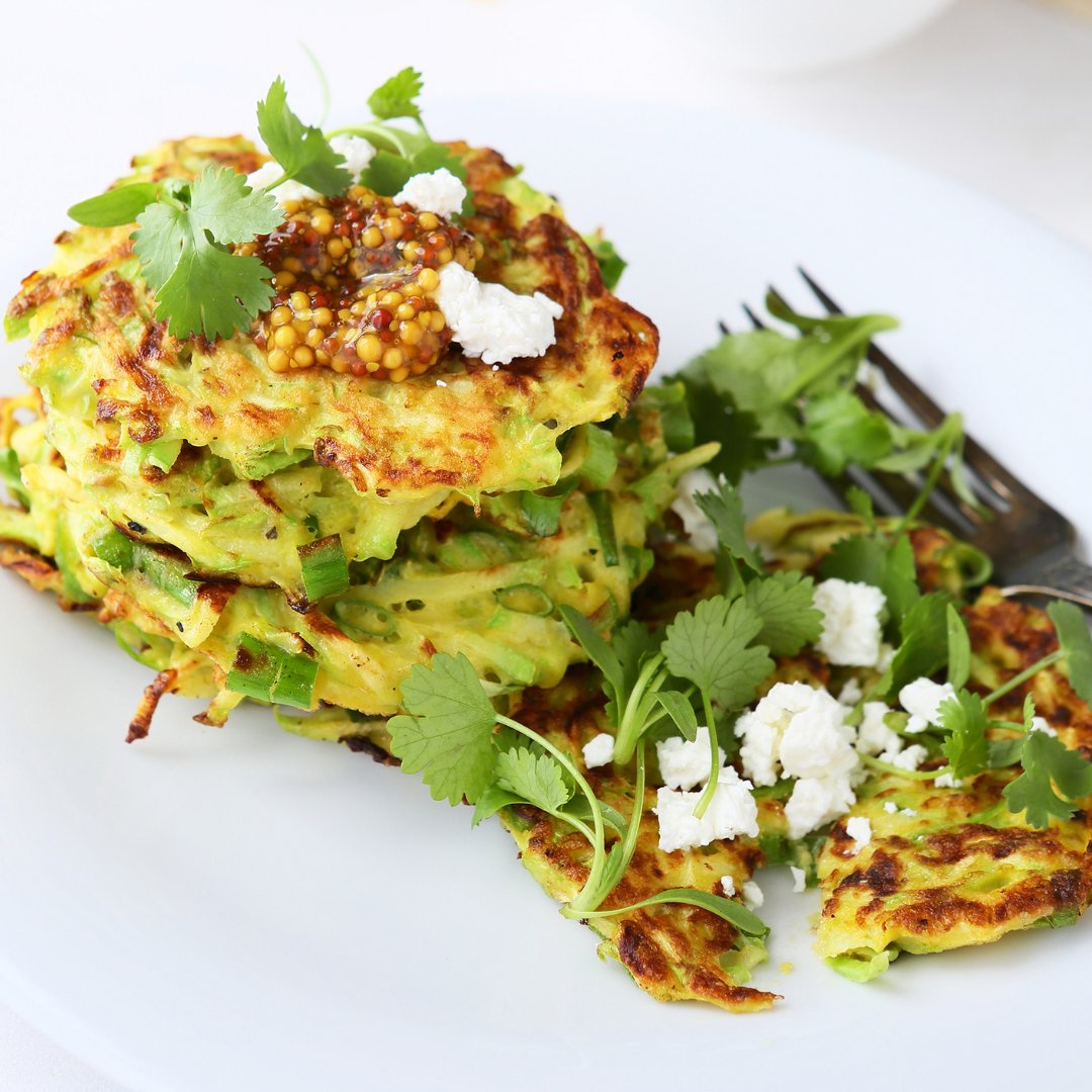 Vegan Zucchini and BioCheese Fritters